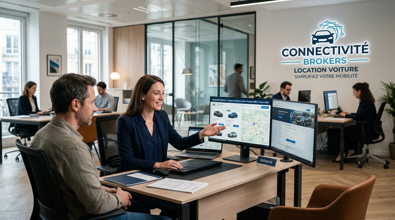 connectivité brokers location voiture