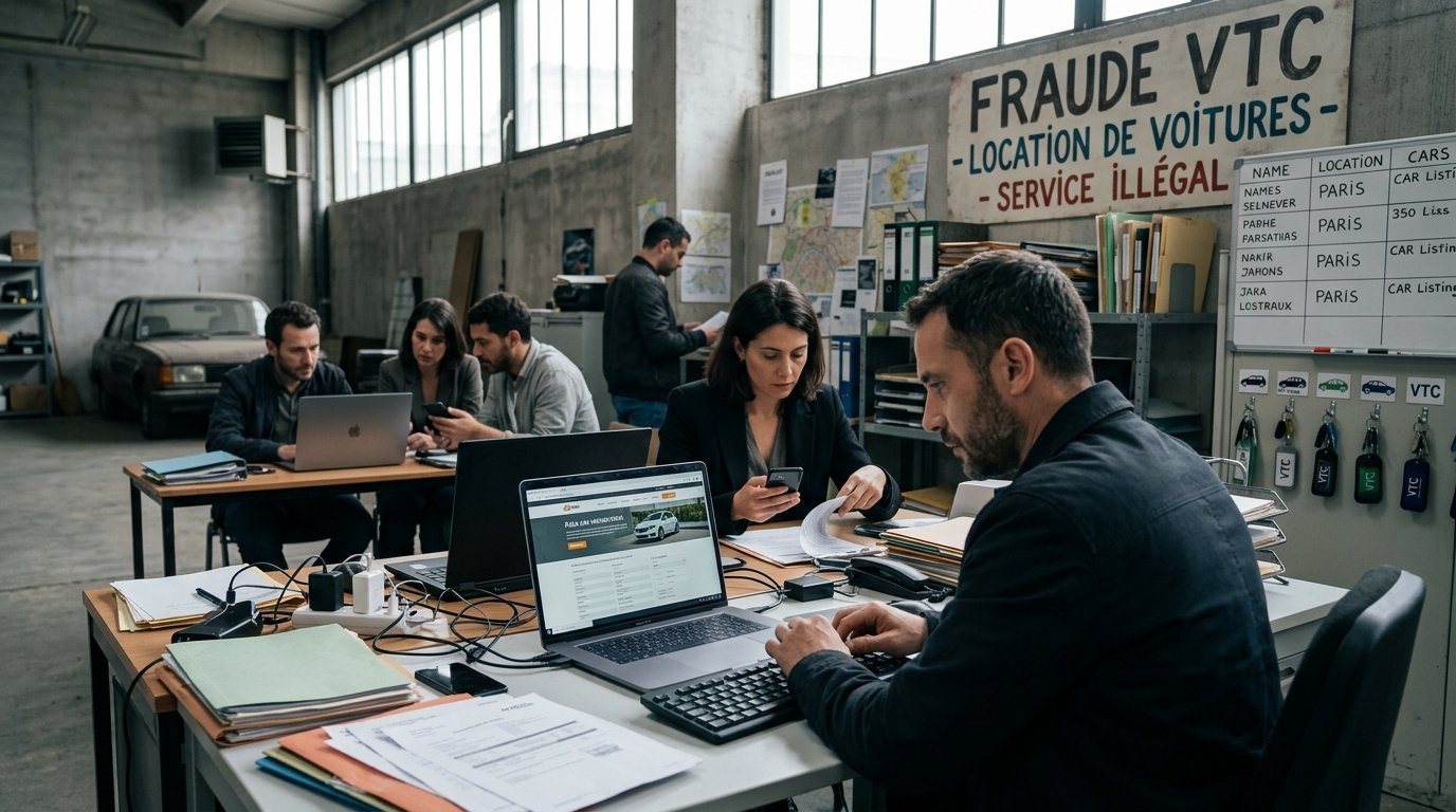 Fraude VTC location de voitures