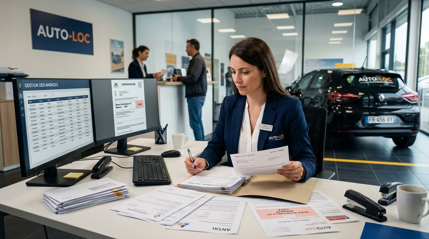 gestion des amendes location voiture