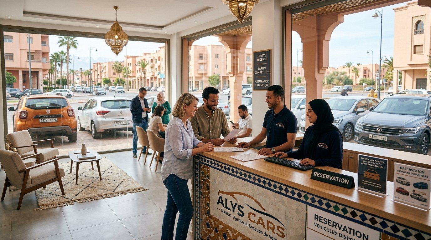 ouvrir une agence de location de voiture au Maroc