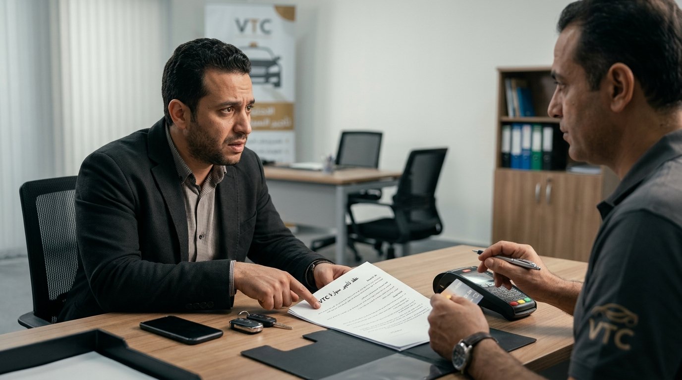 الاحتيال في تأجير السيارات VTC