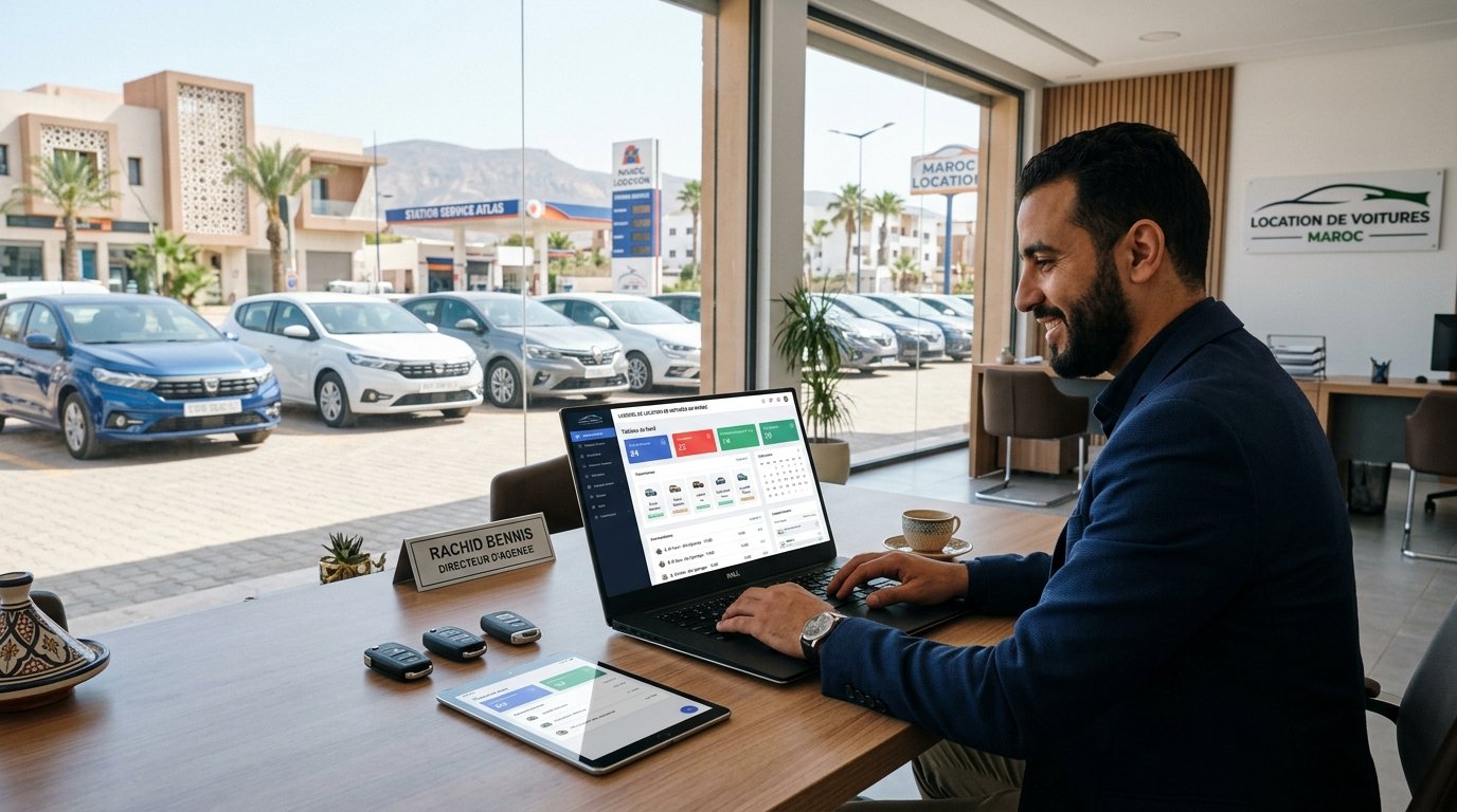 logiciel de location de voitures au Maroc